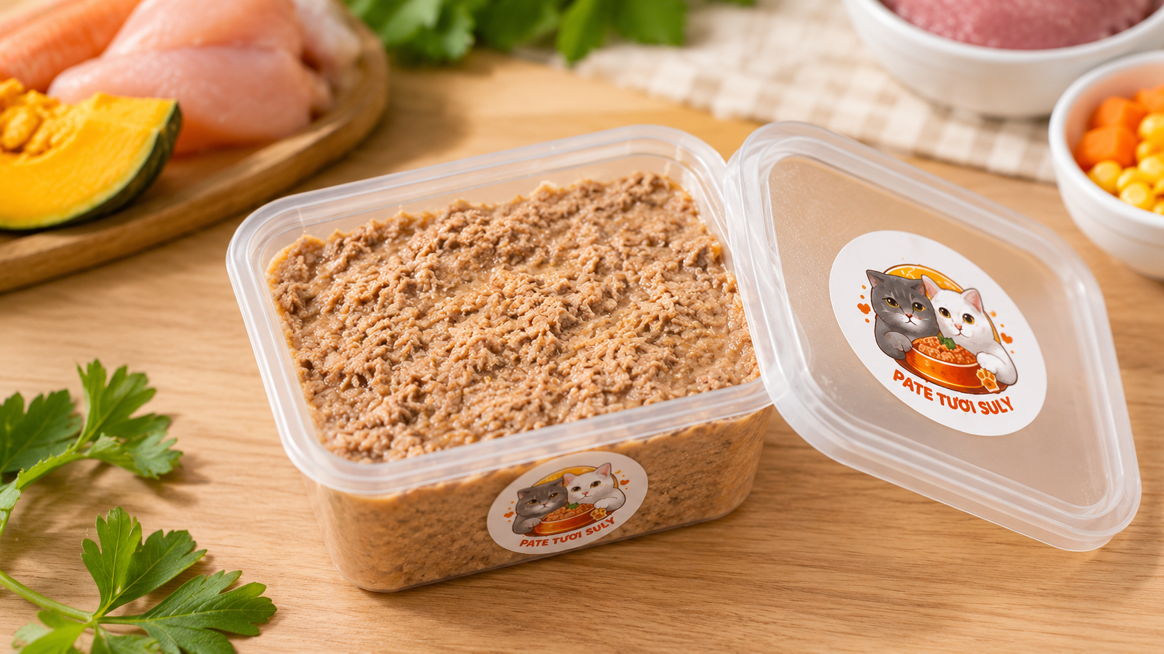 cách bảo quản pate cho mèo
